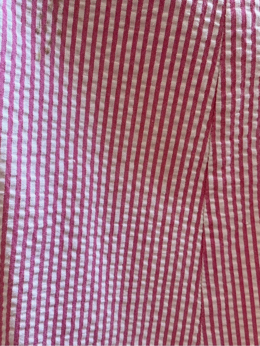 Lands' End Pink Seersucker A-Line Skirt - Picture 3 of 7